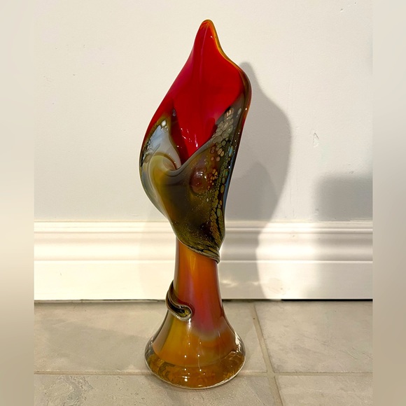 Baijan Handblown Vintage Very unique tulip vase. - Picture 2 of 6